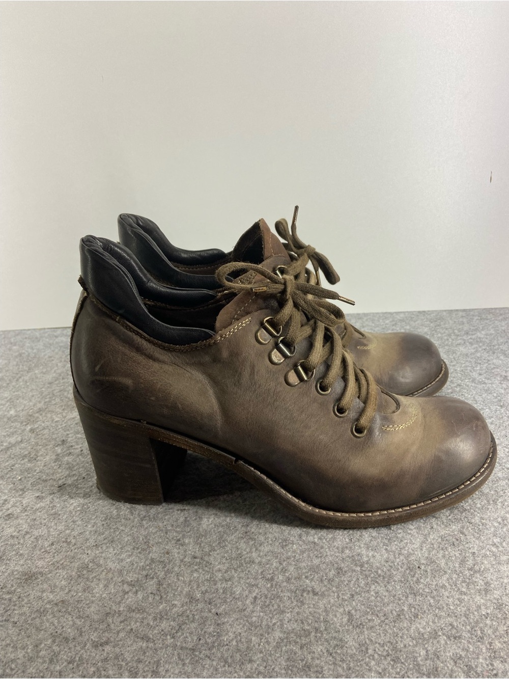 Area Forte Italian Leather Heeled Ankle Boots Women’s Size 40 or US 9-9.5 - Picture 3 of 10